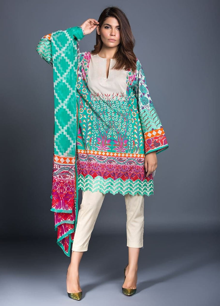 Sana Safinaz Muzlin Lawn Collection – M2-04A - YourLibaas
 - 1