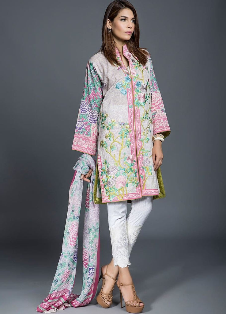 Sana Safinaz Muzlin Lawn Collection – M2-05B - YourLibaas
 - 1
