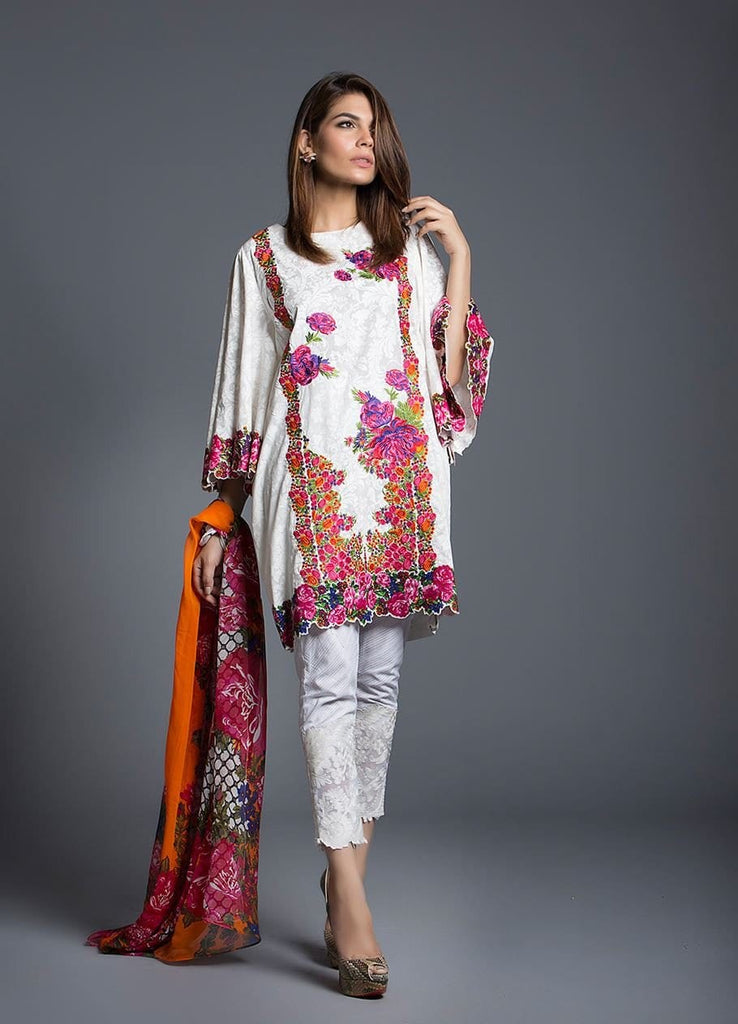 Sana Safinaz Muzlin Lawn Collection – M2-07A - YourLibaas
 - 1
