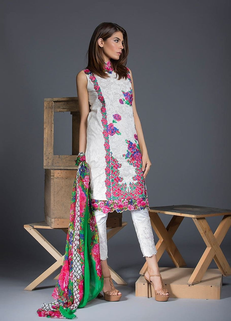 Sana Safinaz Muzlin Lawn Collection – M2-07B - YourLibaas
 - 1