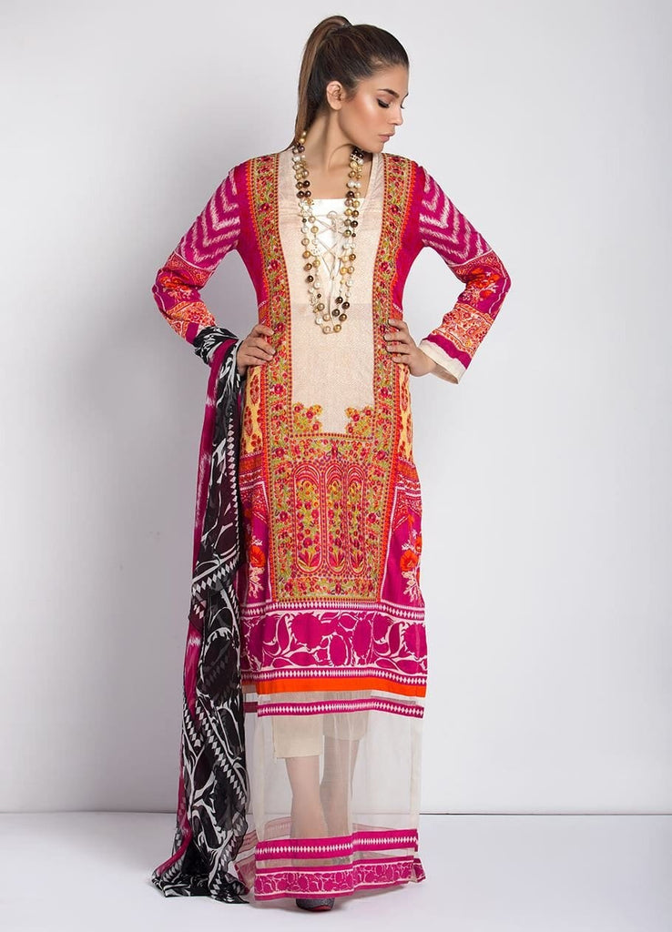 Sana Safinaz Muzlin Lawn Collection – M2-03A - YourLibaas
 - 1