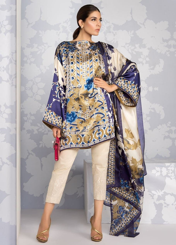 Sana Safinaz Silk Collection 2016 – 02B - YourLibaas
 - 1