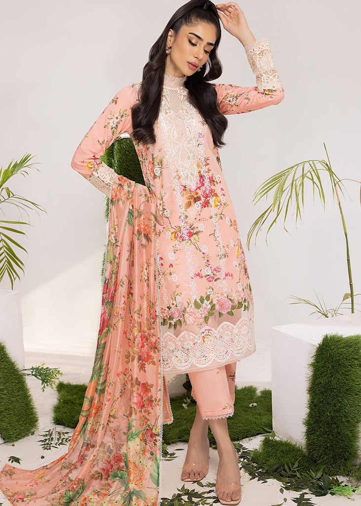 Asifa & Nabeel Aleyna Lawn Collection Vol-2 – PEONY (ALV-08)