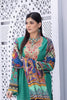 Guzarish by Zebaish · Stitched Printed & Embroidered Lawn Suit – Misty Aqua - D04