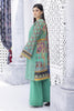 Guzarish by Zebaish · Stitched Printed & Embroidered Lawn Suit – Misty Aqua - D04