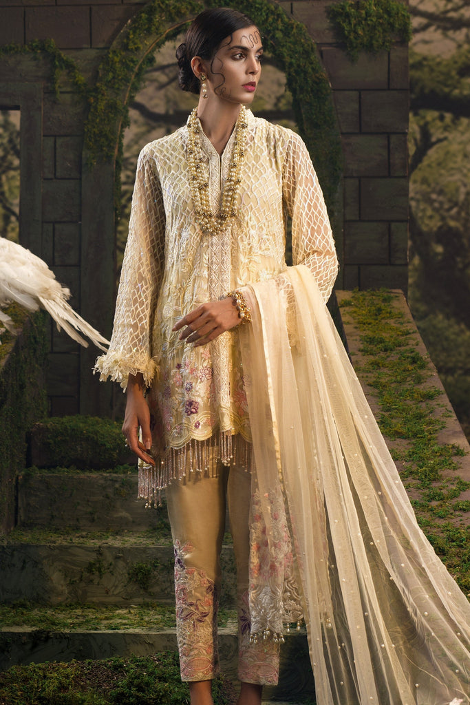 Qalamkar Forêt de Luxe Wedding Collection 2018 – Saule Ruisseau QW-06