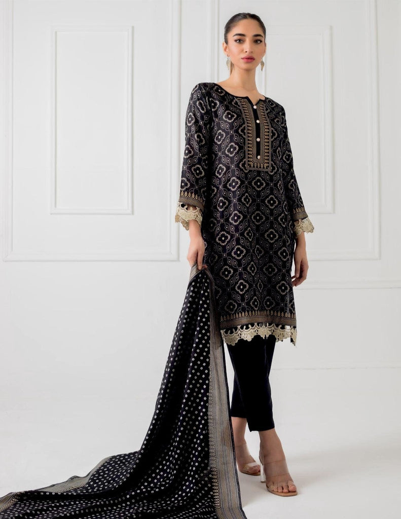 Sahil Black & White Lawn Collection 2020 – ZS-2