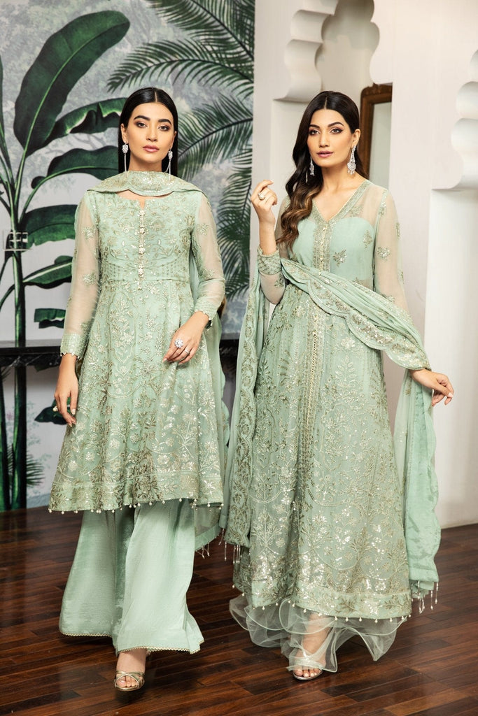 Alizeh Embroidered Chiffon Royale De Luxe Collection – Saphir