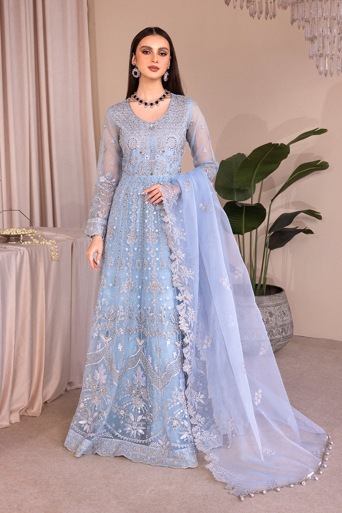 Emaan Adeel Romansiyyah Luxury Formals – RM-03 Blue Lagoon