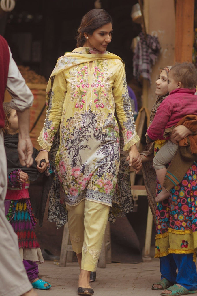Firdous Spring/Summer Lawn Collection 2018 – EXC 18-05