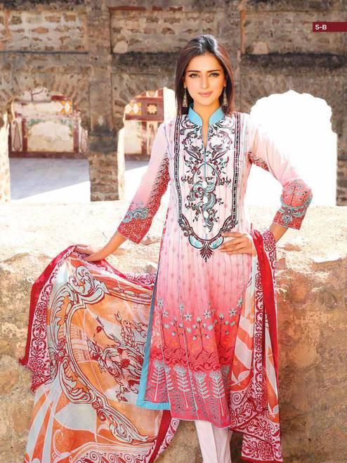 Zanisha Embroidered Lawn Collection 2016 –  05B - YourLibaas
 - 1