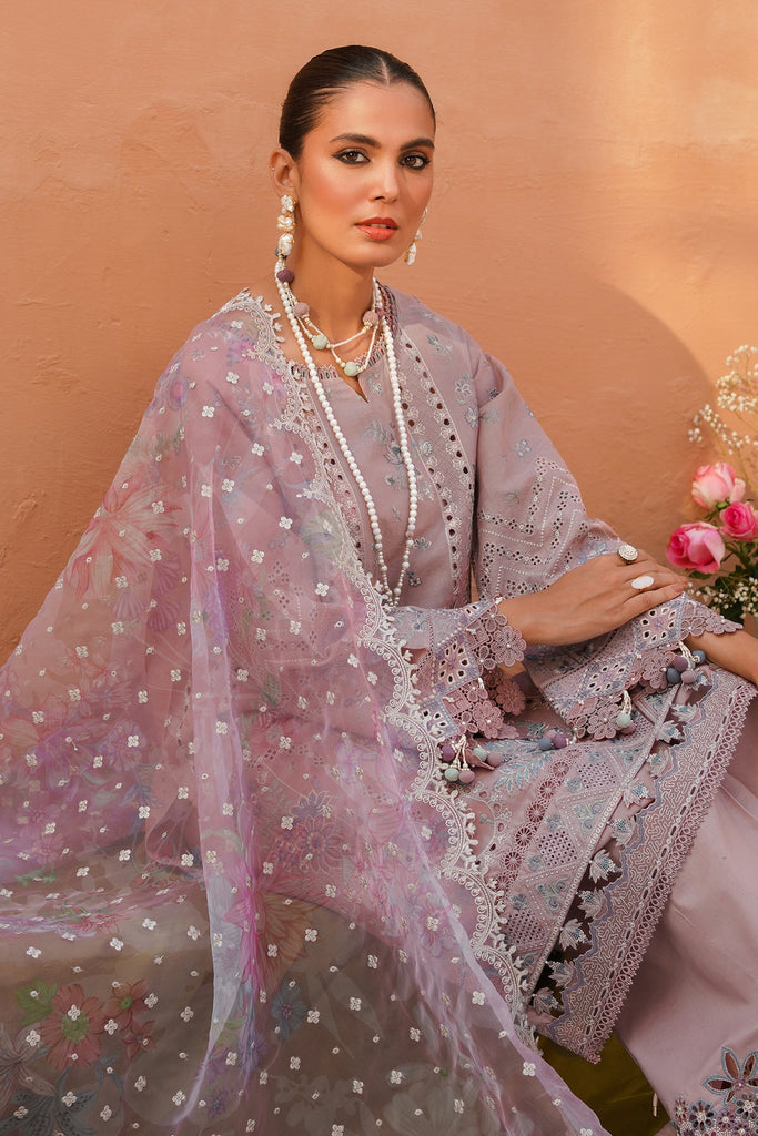 Baroque Swiss Embroidered Jacquard Lawn Collection SL10-D01