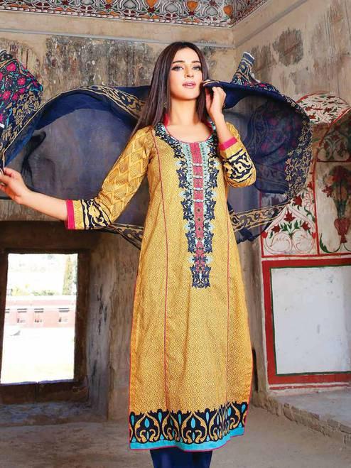 Zanisha Embroidered Lawn Collection 2016 –  06A - YourLibaas
 - 1