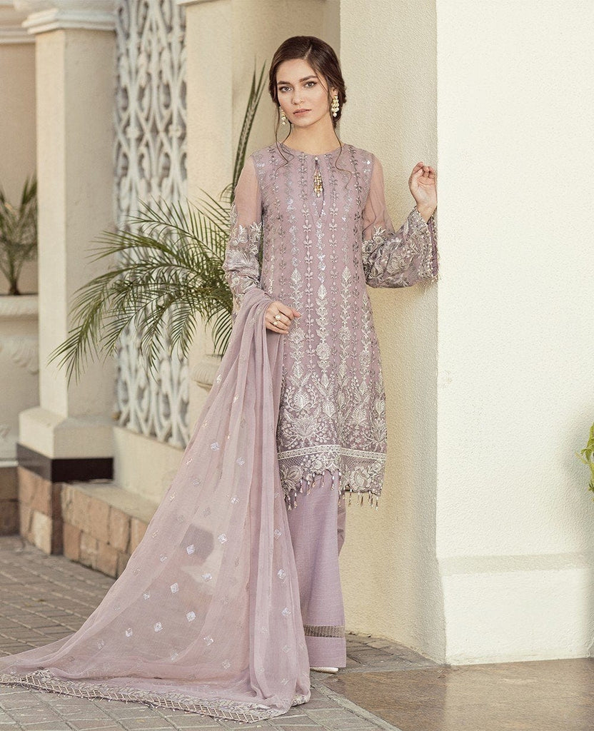 Flossie Embroidered Chiffon Lavish Luxury Edition – 09 Nimbus Cloud