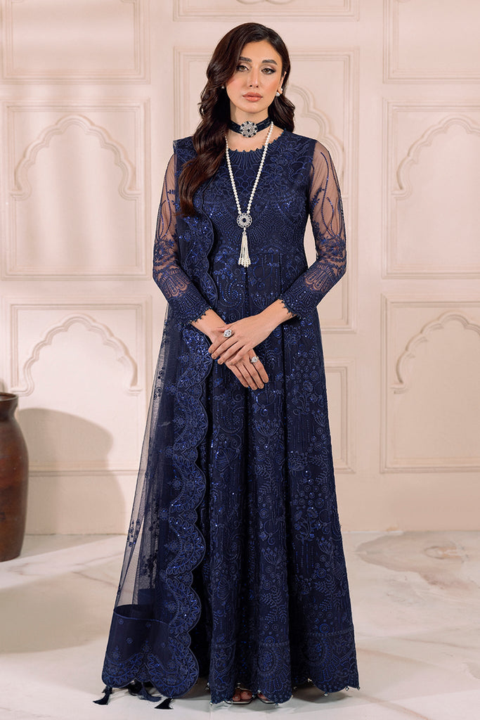 Alizeh Dua Luxury Formals – V01D01A- KHIRAD ( BLUE )