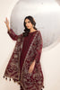 Alizeh Lamhay Festive Formal Collection – Embroidered Chiffon Maroon - V15D01 - Raisa