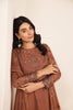 Alizeh Lamhay Festive Formal Collection – Embroidered Chiffon Rust - V15D06 - Arzou