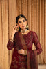 Alizeh Mehfil-e-Uroos Formal Collection – Roheen - V16D01 Embroidered Chiffon Maroon