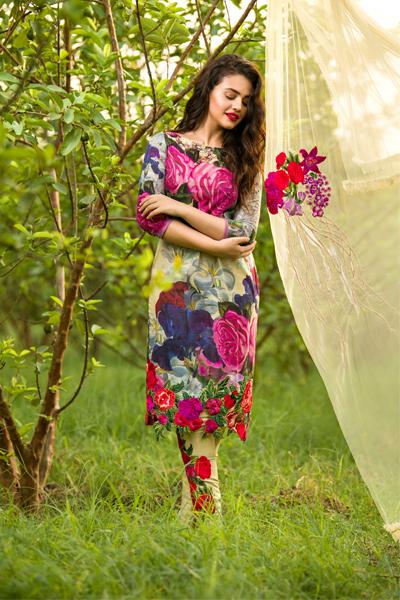Asifa & Nabeel Eid Lawn Collection 2018 – Chapter: 5A – Flower Power