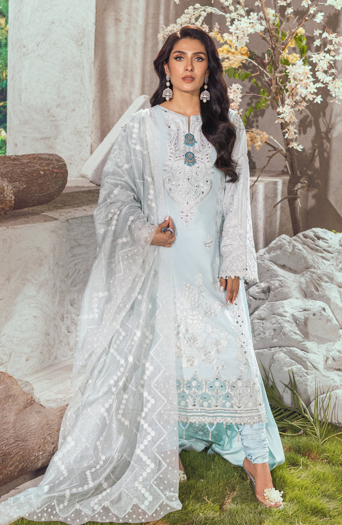 Mahiymaan Luxury Lawn Eid Edition Vol-2 – MLL-23-2-01