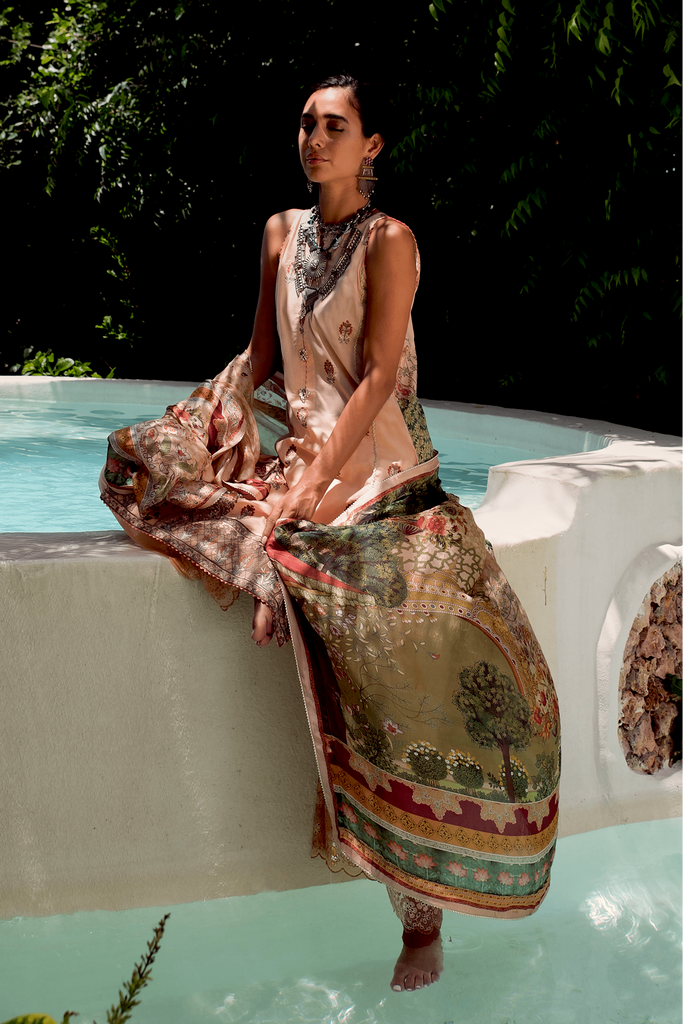 Qalamkar Luxury Lawn Collection 2020 – QLL-16