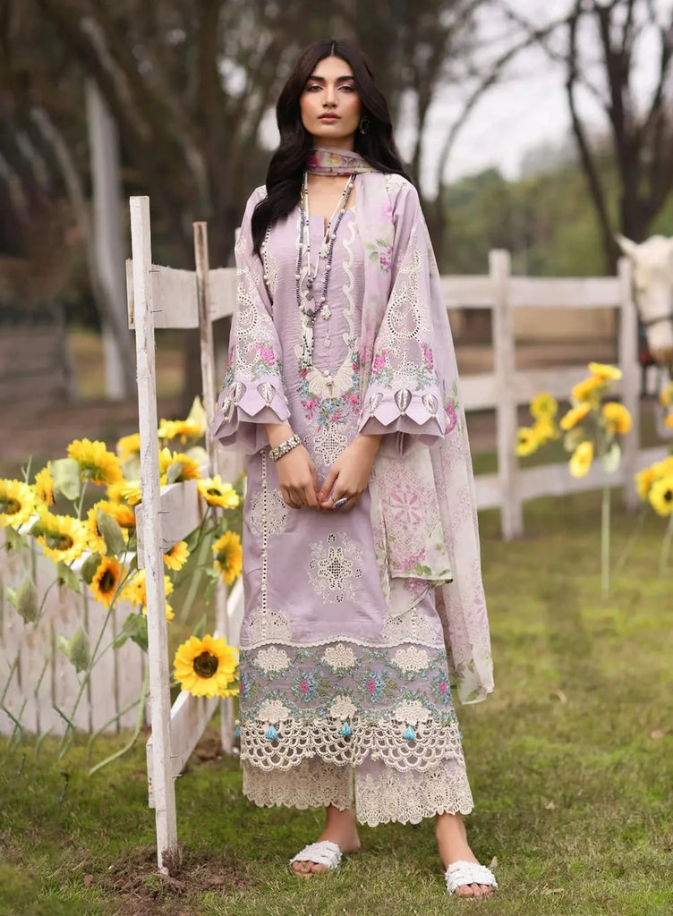 Kahf Festive Premium Lawn Collection 2024 – KFL-08B ELAYA