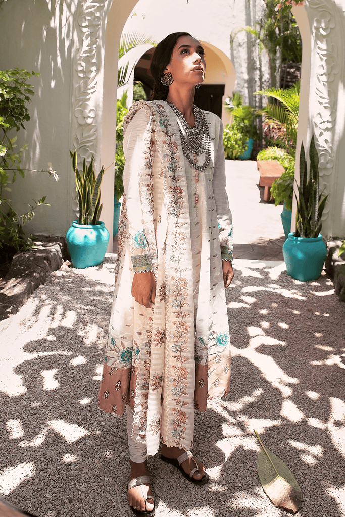 Qalamkar Luxury Lawn Collection 2020 – QLL-08