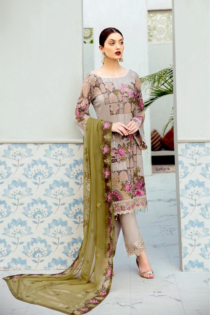 Ramsha Rangoon Chiffon Collection Vol-6 – D-602