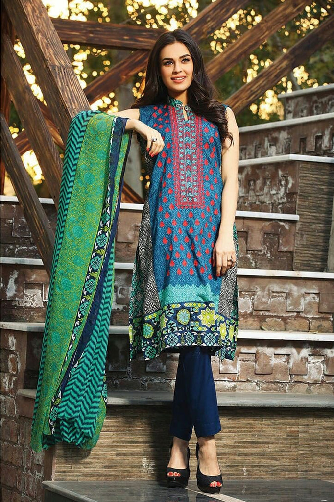 RajBari Spring/Summer Embroidered Lawn – 010A - YourLibaas
 - 1