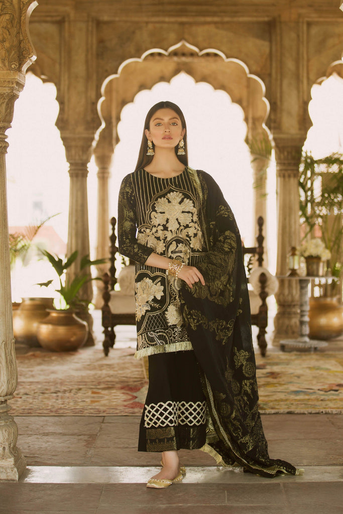 Qalamkar Bagh-e-Bahar Luxury Festive Collection – Almira