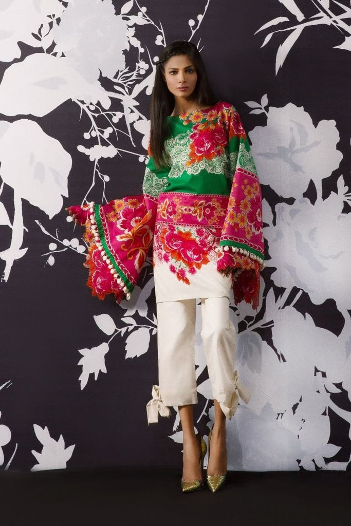 Sana Safinaz Muzlin Lawn Collection 2017 – 11A