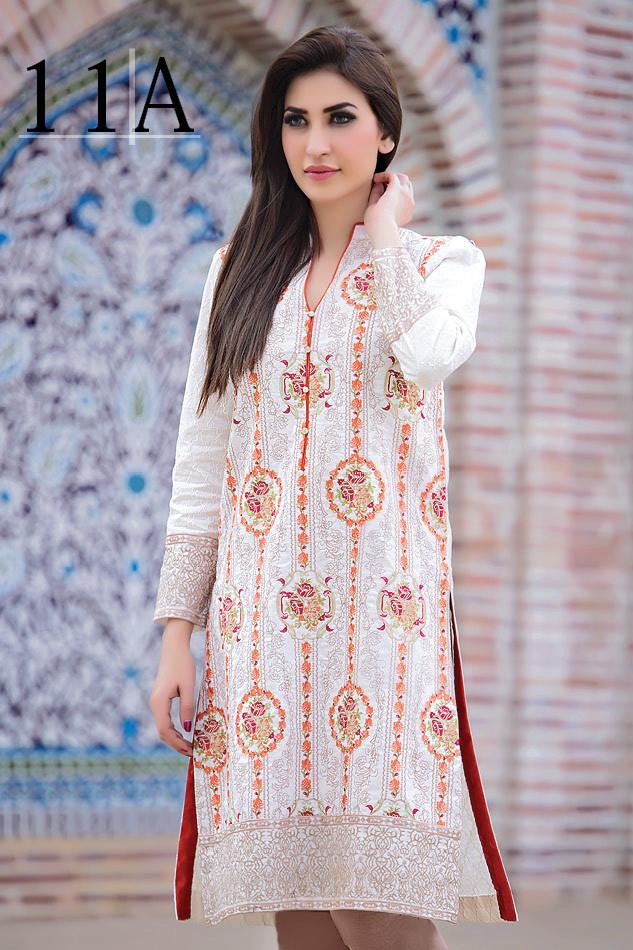 Subhata Embroidered Lawn Tunic Collection - 11A - YourLibaas
 - 1