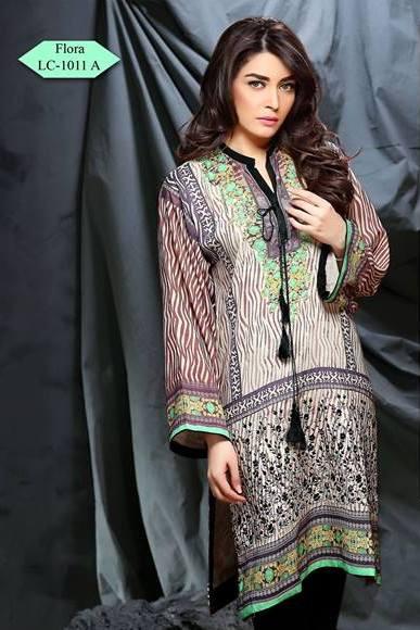 Hadiqa Kiani Linen Kurti - 11A - YourLibaas
 - 1