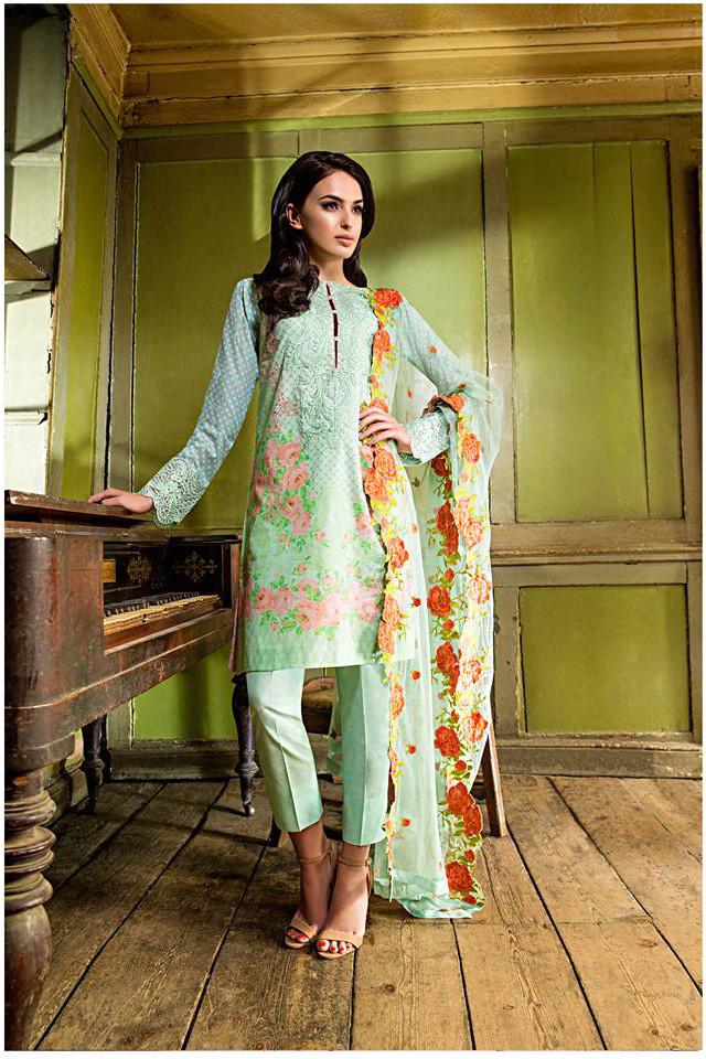 Sobia Nazir Lawn Collection '16 – 12A - YourLibaas
