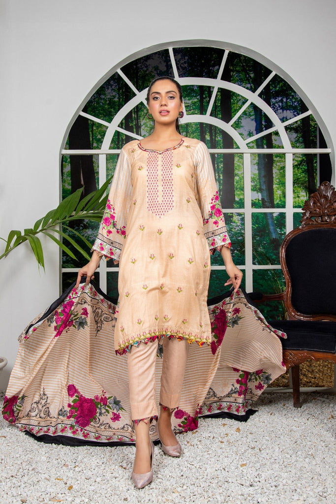 Sahil Festive Embroidered Lawn Collection – SFE-13