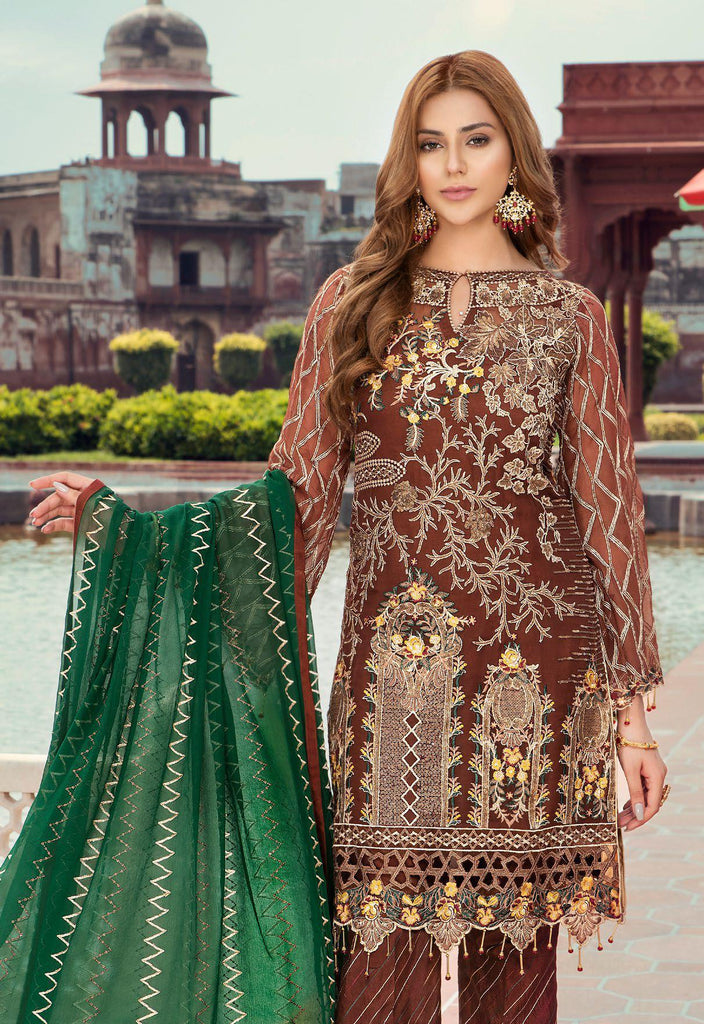 Maryam's Premium Luxury Embroidered Collection Vol-4 2019 – MP-143