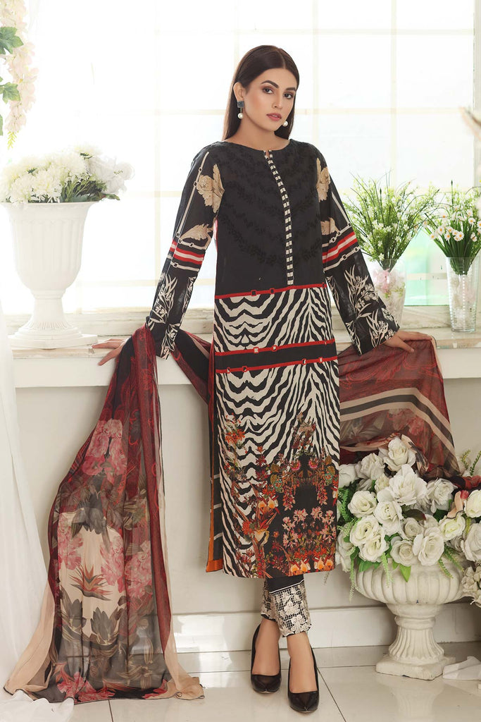 Charizma Embroidered Lawn Collection Chapter 1 – CEL-07