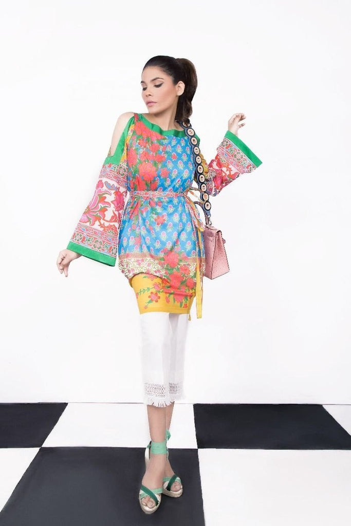 Sana Safinaz Muzlin Lawn Collection 2017 – 15A