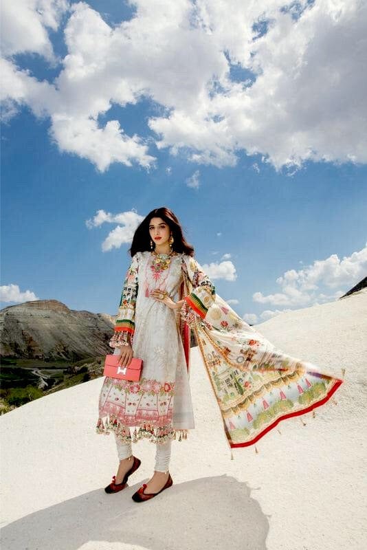 Noor by Saadia Asad Festive Eid Collection – D10 Coral Sunset