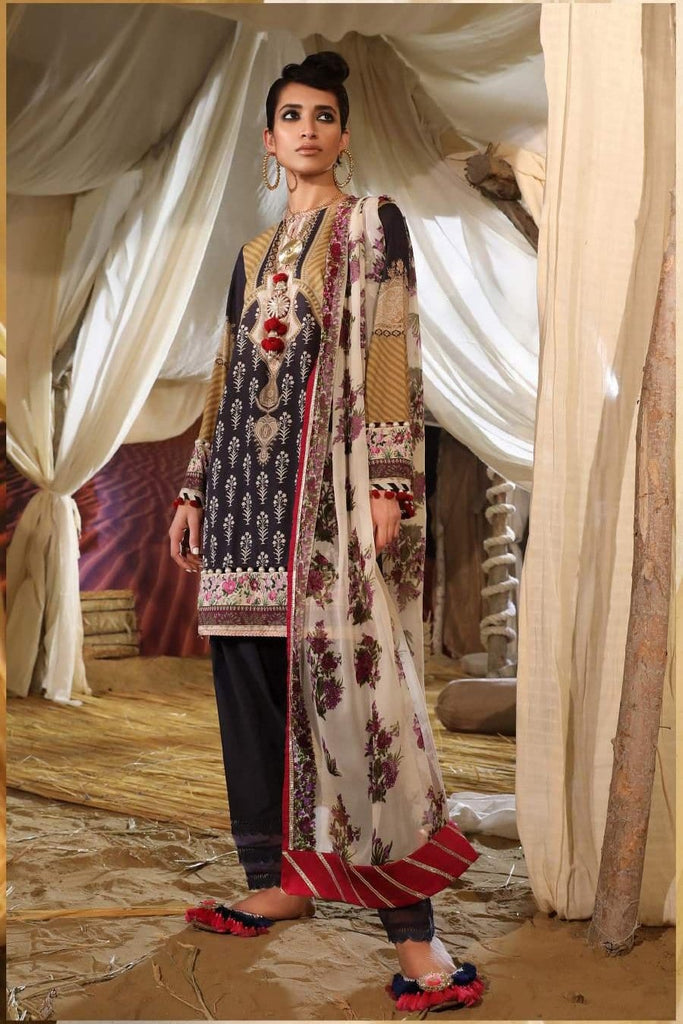 Sana Safinaz Mahay Lawn Collection 2019 – 15B