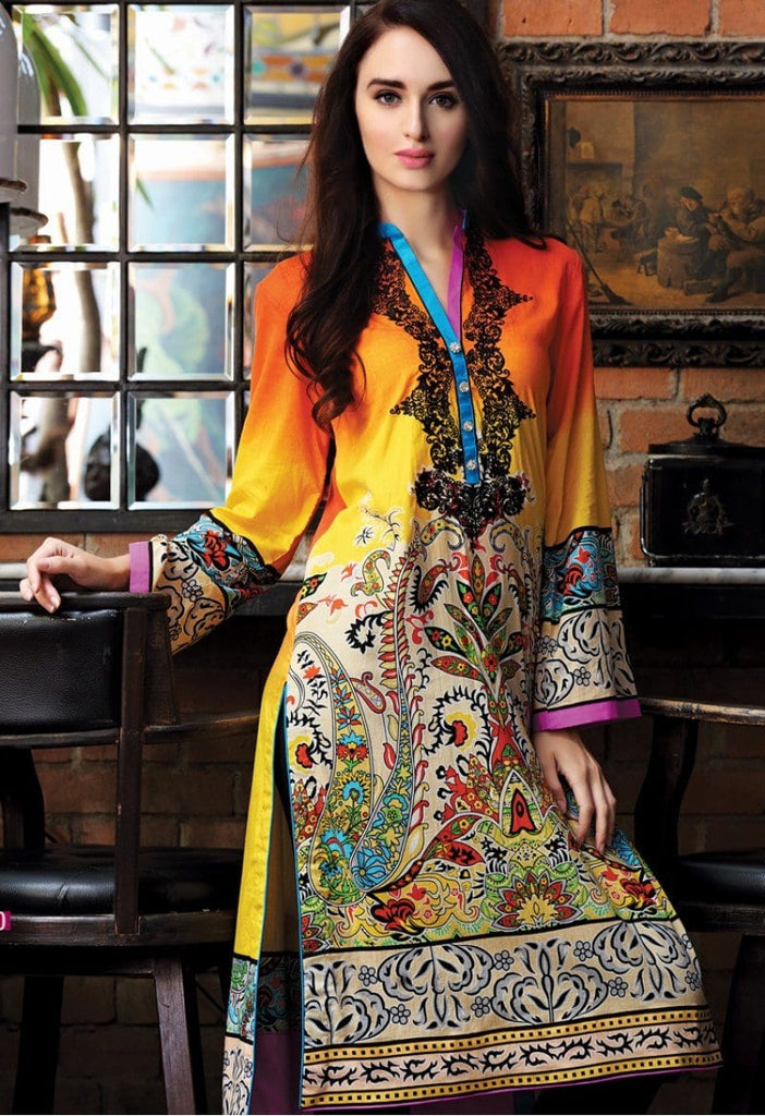 Firdous Embroidered Lawn Kurtis 2016 – 7B - YourLibaas
 - 1