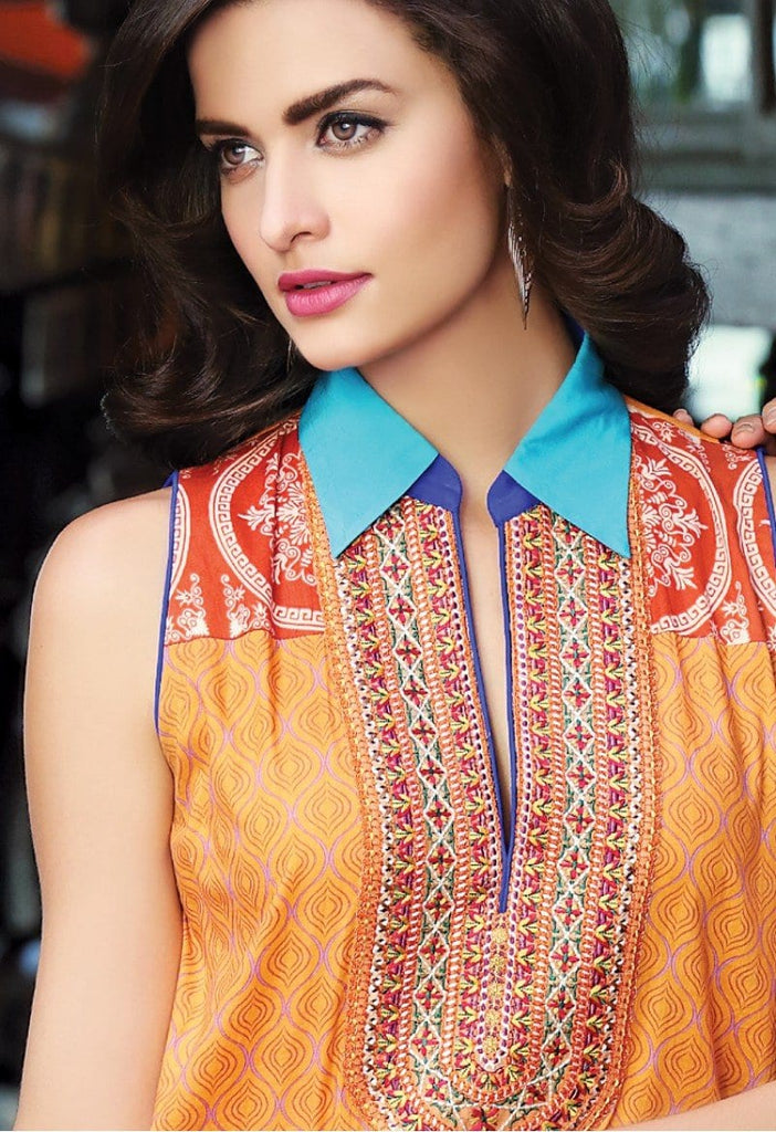 Firdous Embroidered Lawn Kurtis 2016 – 8A - YourLibaas
 - 1