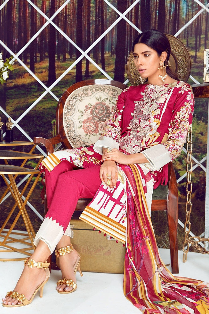 Firdous Virasat Lawn Collection 2019 – 19102-A