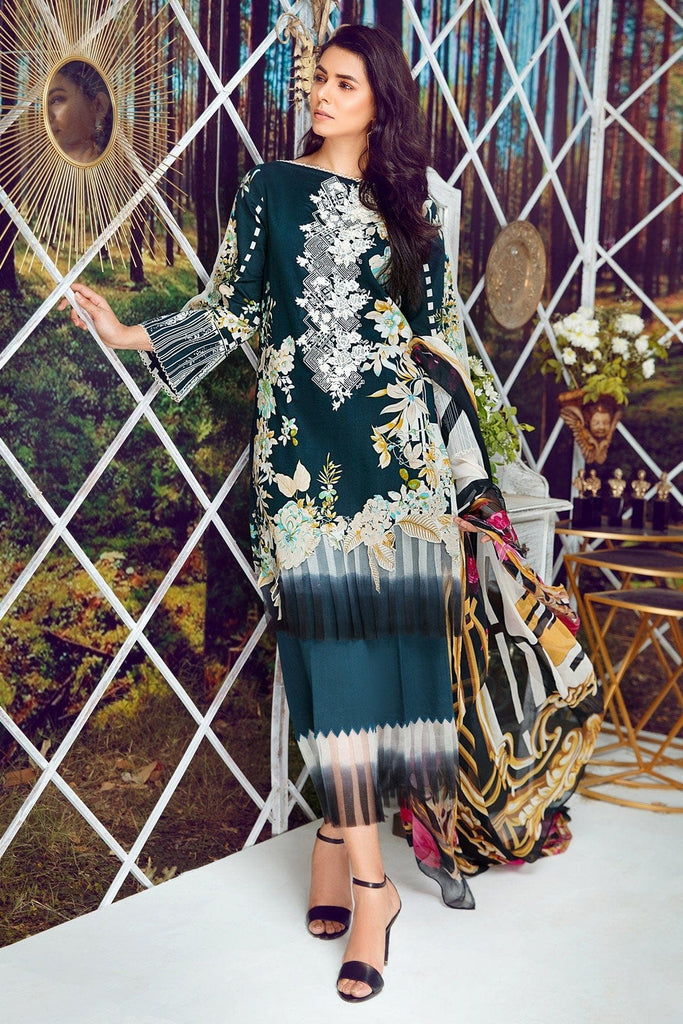 Firdous Virasat Lawn Collection 2019 – 19102-B