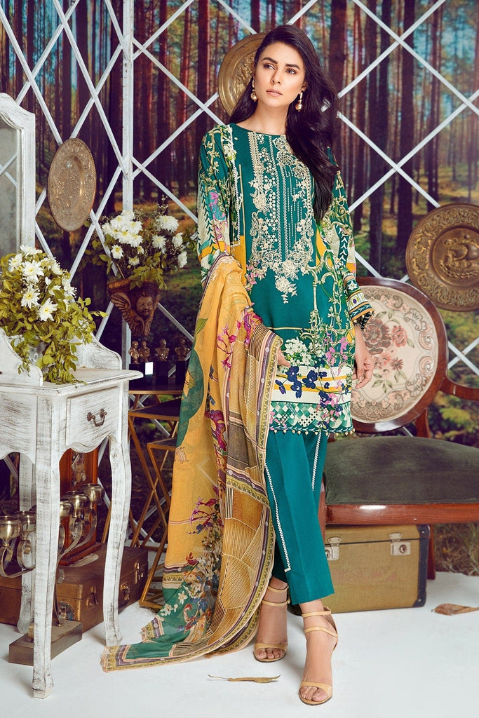 Firdous Virasat Lawn Collection 2019 – 19106-B