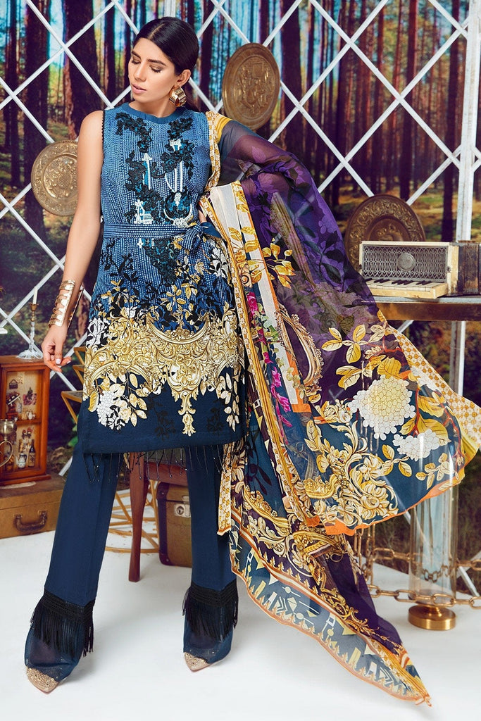 Firdous Virasat Lawn Collection 2019 – 19205-A