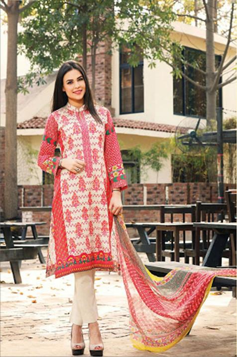 RajBari Spring/Summer Embroidered Lawn – 01A - YourLibaas
 - 1