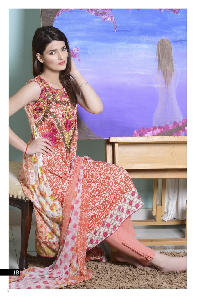 Kalyan Designer Embroidered Collection 2016 – 1B - YourLibaas
 - 1