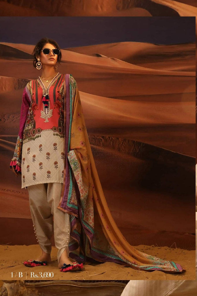 Sana Safinaz Mahay Lawn Collection 2019 – 1B