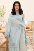 Afrozeh Festive Chikankari Lawn Collection – Silver Luster